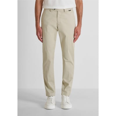 Chino Broek Antony Morato MARK SLIM FIT WITH LOGOED RUBBER FLAG MMTR00780-FA800197