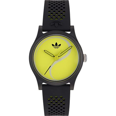 Adidas Originals Game Two AOSY25517 Horloge - Siliconen - Zwart - Ø 38 mm