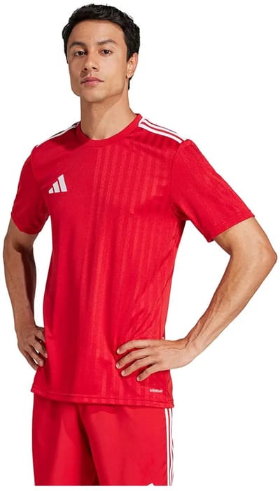 Adidas Campeon 25 T-shirt Met Korte Mouwen Rood M / Regular Man