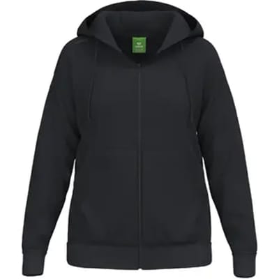 Erima Ts Sweatjack Met Capuchon Dames - Zwart | Maat: 36