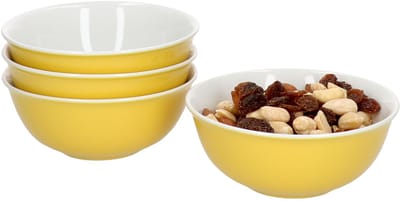 Set van 4 kommen 11cm Geel Doppio - Ritzenhoff 64278