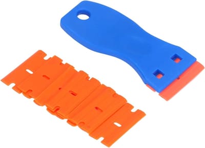 11-delige set plastic schrapers voor het verwijderen van lijmresten, verf en vuil - ideaal voor schoonmaak en klussen