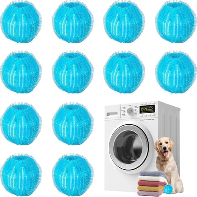 Herbruikbare Pluisvangers voor Wasmachine - Set van 12 Haarverwijderaars voor Huisdierharen