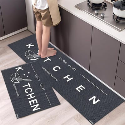 Keukenmat, slaapkamermat, gangmat, lange strook vloerkleed, zachte en antislip deurmat, keukenaccessoires 40cmx60cm 1pc