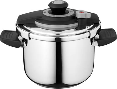 Snelkookpan - Drukpan - Snel Koken - Inductie Geschikt - 63 Liter - Zilver