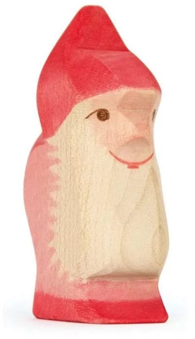 Ostheimer speelgoed dwerg rood houten figuur