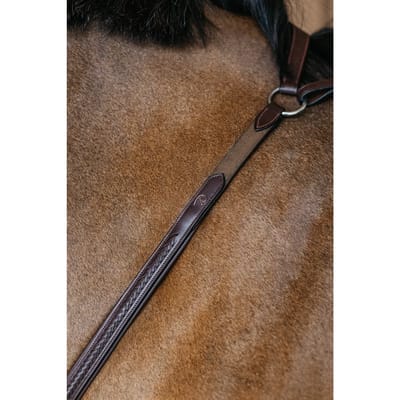 Gevlochten brug jachthalsband voor paard Dy'on