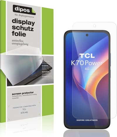 dipos – 4x Matte Beschermfolie geschikt voor TCL K70 4G | Krasbestendige & antireflecterende Screenprotector Ultra-Thin