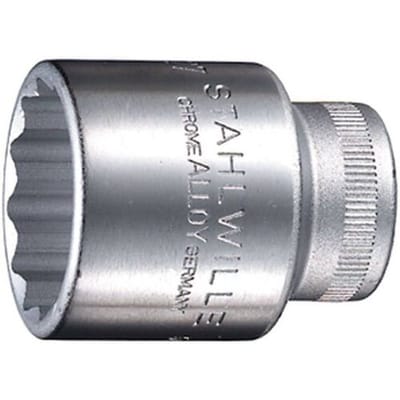 Stahlwille 50 A 1 3/16 03410054 Dubbel zeskant Dopsleutelinzetstuk 1 3/16 1/2 (12.5 mm)