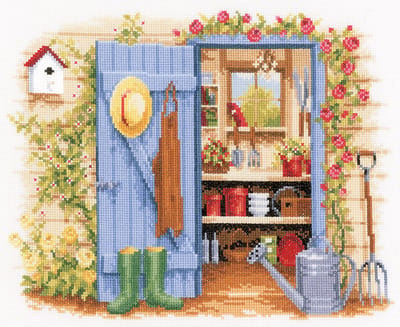 Vervaco - Telpakket kit - Mijn tuinhuisje - PN-0146451 - Borduren - Borduurpakket - Borduurpakket volwassenen