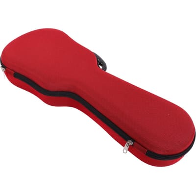 21 Inch Akoestische Gitaartas Waterdicht Zacht Draagbaar Optredentas Gitaarkoffer met Afneembare Schouderband Rood rood