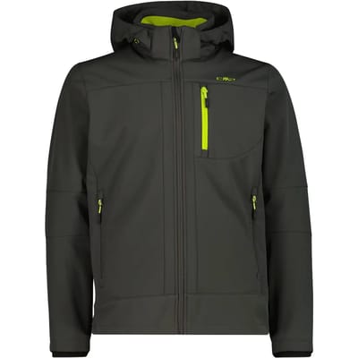 Verwarmde softshell jas met afneembare capuchon CMP