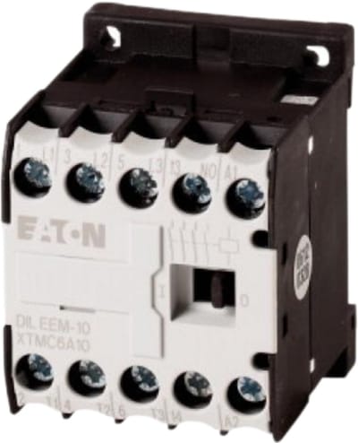 Eaton Vermogenschakelaar, 220 V 50/60 Hz, 3-polig, 380 V 400 V, 3 kW, contacten S = maakcontact = 1 S, schroefklemmen, AC-bediening, 051591