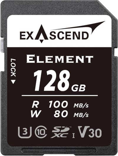 Snelle 128GB SDXC Geheugenkaart UHS-I V30 voor 4K UHD Video en Fotografie