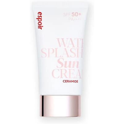 espoir Water Splash Crème Solaire Céramide SPF50+ PA+++ Crème Solaire Hydratante 60ml Ensemble white