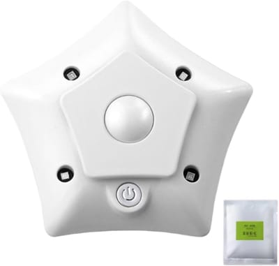 Smart Toilet UV-licht - Luchtreiniger Nachtlampje - Hygiënisch Houden - Automatische UV-C Zuivering - Compact 10.5 cm - Wit