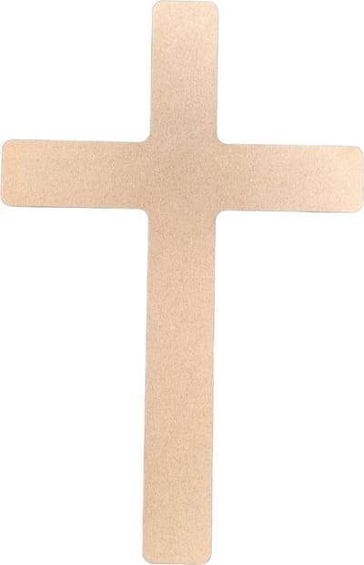 Wandkruis - Kruis - Geloof - 9 mm dik mdf