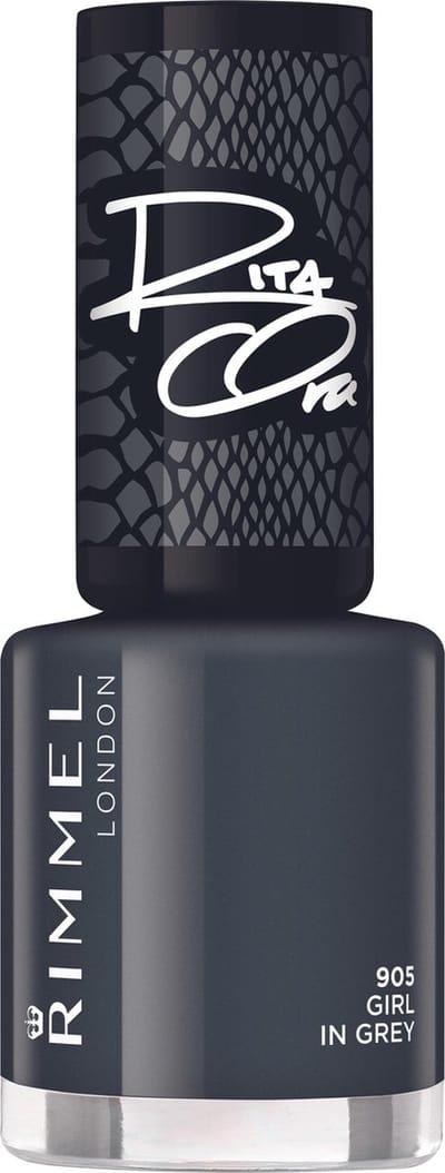 Rimmel London Nagellak 60 seconds Grey Grey