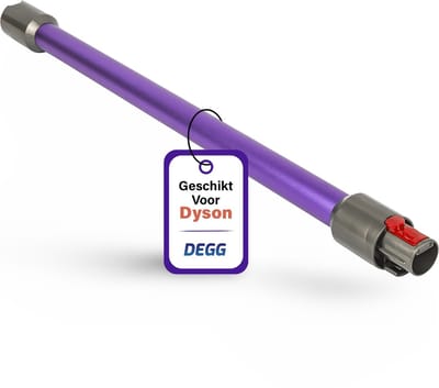 DEGG® - Telescoopbuis Geschikt voor Dyson - Steel, Stang, Zuigbuis - Paars - Past op: V7, V8, V10, V11 en V15 - Hoogwaardige Kwaliteit