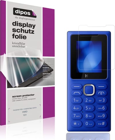 dipos – 4x Beschermfolie geschikt voor HMD 101 | Krasbestendige & heldere Screenprotector Ultra-Thin