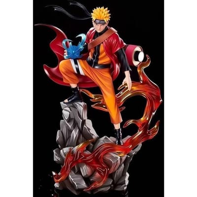 Anime Naruto Figuur Naruto Uzumaki Uchiha Sasuke PVC Actiefiguur Standbeeld Verzameling Model Pop Perfect Speelgoed Perfect Cadeau