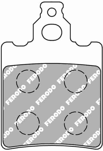 Plaquette de frein Ferodo pour Moto Beta 350 M4 2004 à 2006 T20011 / AR Neuf