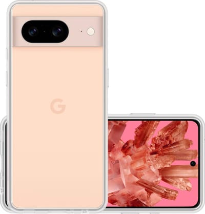 Hoesje - Geschikt voor Google Pixel 8 - Sterk & Shockproof - Hoes Cover - Siliconen Case - Transparant