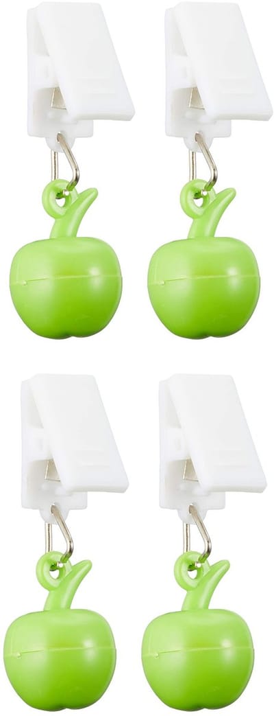 Dailygoods- Tafelkleedgewichten Set van 4 - Weerbestendig - Tafelkleedhouderset - Metalen Clips - Decoratief - Voor Binnen/Buiten - Tafelkleedhouders