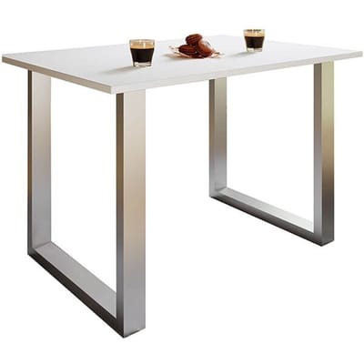 Premium houten eettafel Keukentafel Eettafel Tafel Xona U Zilver