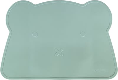 Sproudsy Placemat Teddy Bear – Kraamcadeau – Kinderservies - Baby - Forest Green