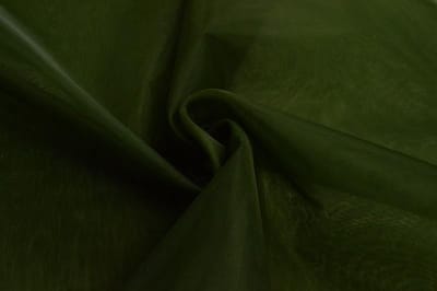 Organza stof - Mosgroen - 150cm breed - 15 meter
