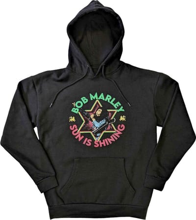 Bob Marley - Sun Is Shining Hoodie/trui - XS - Zwart