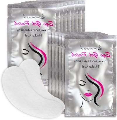 Oogpads Wimperverlenging - Wimper Gelpads - Wimpers Aanbrengen - Individueel Verpakt - 100 Paar - Wit