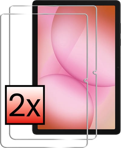 Screenprotector - 2 Stuks - Geschikt voor Samsung Galaxy Tab A11 Plus - Extra Sterk - Beschermglas - Gehard Glas - Tempered Glass - Screen Protector - Bescherm Cover