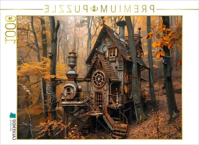Legpuzzel - Puzzelplezier - Ontspannen Tijdverdrijf - Uniek Steampunk Motief - 1000 Stukjes - Meerkleurig