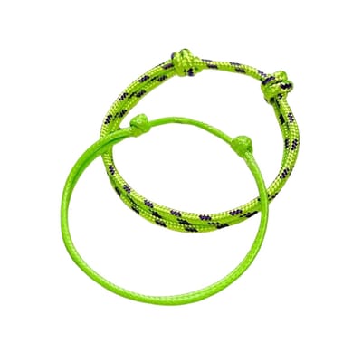 Livano Armband - Staal - Nep Zilver - Dames - 2 St - Lichtgroen