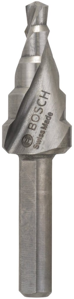 Bosch Accessories 2608597518 2608597518 HSS Getrapte boor Gezamenlijke lengte 50 mm 3 vlakken schacht 1 stuk(s)