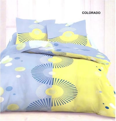 Luxe 100%  KATOEN dekbedovertrek 260 x 240 met kussenslopen COLORADO