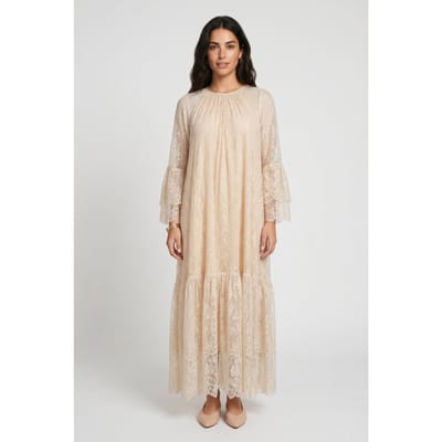 & Other Stories Julia Lace Dress White Taglia: L | Maxi abiti Outlet | Donna | Bianco