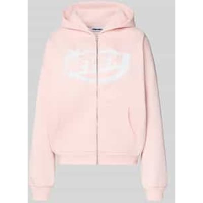 Sweatjack met logo en kangoeroezak