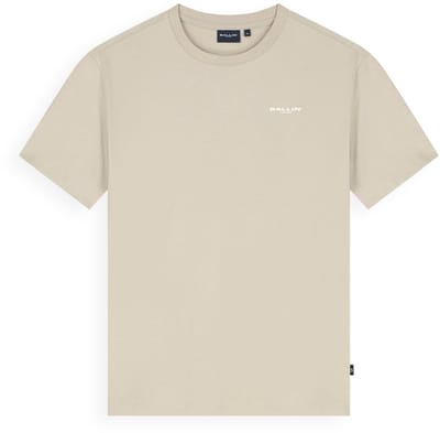 Ballin Amsterdam - Jongens Loose fit T-shirts Crewneck SS - Taupe - Maat 8