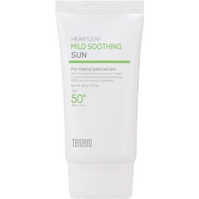 TENZERO vissige gras mild kalmerende zon SPF50+ PA++++ 50ml 50ml white