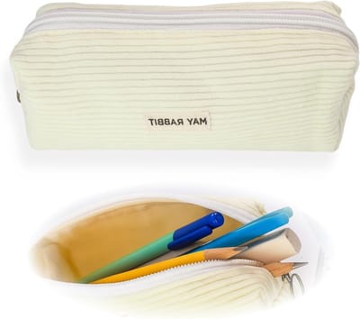 Stylish Corduroy Pennenzak voor Meisjes en Tieners - Aesthetic, Draagbare en Functionele Schoolbenodigdheden