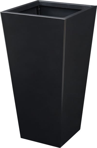Plantenbak Vaargel buiten bloembak 76x39x39 cm zwart casa.pro