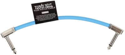 Ernie Ball 6455 Flex Patch Cable Patchkabel Blauw 15cm