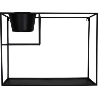 House Vitamin Metalen wandkast met pot-60x19x45cm--