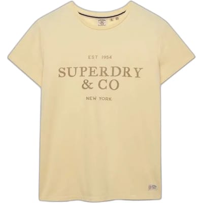 Dames-T-shirt Superdry Luxe Casual Classic