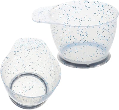 Haarverf Kommetjes - Mengkommen Set - Haarverf Mengen - Lichtgewicht Draagbaar - 14.80X12.00X8.50CM - Blauw