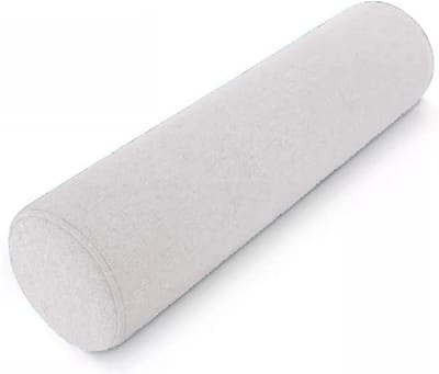 Ronde Bedspleetvuller - Matrasverlenger Kussen - Bed Comfort Vergroten - Elastische Schuimvulling - 15 x 15 x 150 cm - Wit