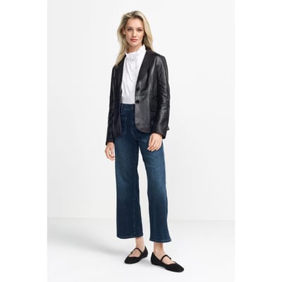 Rich & Royal Culotte Deep Blue Denim Denim Blue Size: W28L32 | Wide-Leg & Flared Pants Outlet | Dames | Blauw